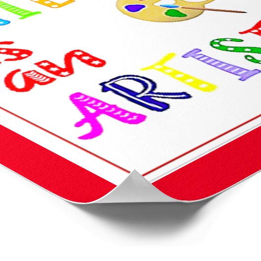 Elk kind is een kunstenaar, Poster (Hoek)