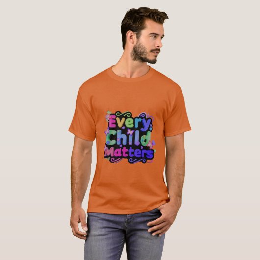 Elk kind is van belang voor de dag t-shirt (Voorkant volledig)