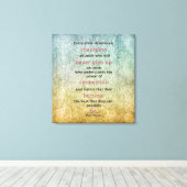 Elk kind verdient een kampioen canvas afdruk (Insitu (Houten vloer))