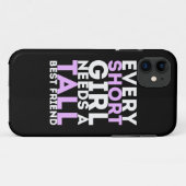 Elk klein meisje heeft een groot beste vriendin no Case-Mate iPhone case (Achterkant (horizontaal))