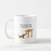 Elk klein meisje heeft een korte vriend nodig koffiemok (Links)