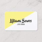 Elk kleurdiagonaal kleurblok aan te passen visitekaartje (Voorkant)