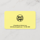 Elk kleurdiagonaal kleurblok aan te passen visitekaartje (Achterkant)