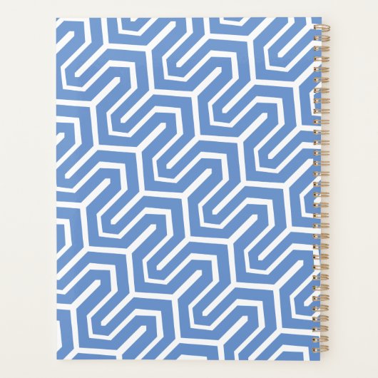 Elk kleurenmonogram planner (Achterkant)