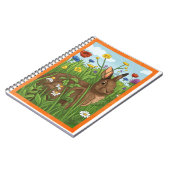 Elk Konijn Houdt Van Bloemen Notitieboek (Linkerzijde)