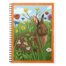 Elk Konijn Houdt Van Bloemen Notitieboek