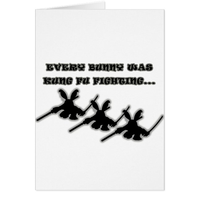 Elk konijn was kung fu vecht... (Voorkant)