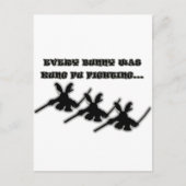 Elk konijn was kung fu vecht... briefkaart (Voorkant)