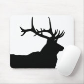 Elk Kop Silhouet Muismat (Met muis)