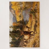 Elk-Kudde in de herfst Legpuzzel (Verticaal)