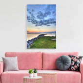 Elk Lake Sunset, Michigan Canvas Afdruk (Insitu (Woonkamer))