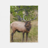 Elk Lake Village Yellowstone National Park Wyoming Fleece Deken (Voorkant)