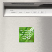 Elk lemmet van Grass Quote Magnet (Insitu (Vaatwasser))