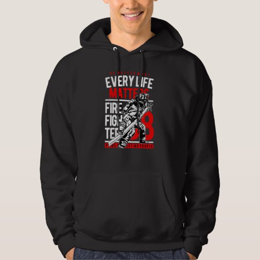 Elk leven doet ertoe hoodie (Voorkant)