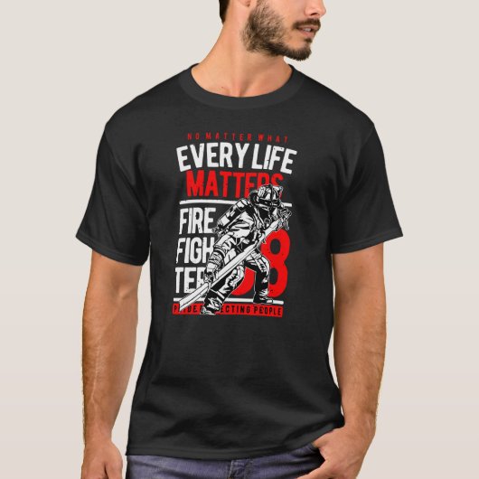 Elk leven doet ertoe t-shirt (Voorkant)