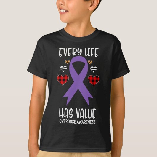 Elk leven heeft een waardebewuste lint maar t-shirt (Voorkant)