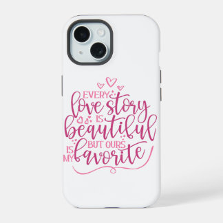 Elk liefdesverhaal iPhone 15 case