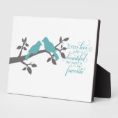 Elk liefdesverhaal is een mooie typografie fotoplaat (Zijkant)