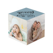 Elk Liefdesverhaal is mooi op maat 4 Foto Kubus (Achter hoekig)