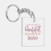 Elk liefdesverhaal is prachtig sleutelhanger (Voorkant Links)