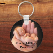 Elk LIFE is waardevol - Sleutelhanger (Voorkant)