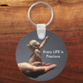 Elk LIFE is waardevol - Sleutelhanger bereiken (Voorkant)