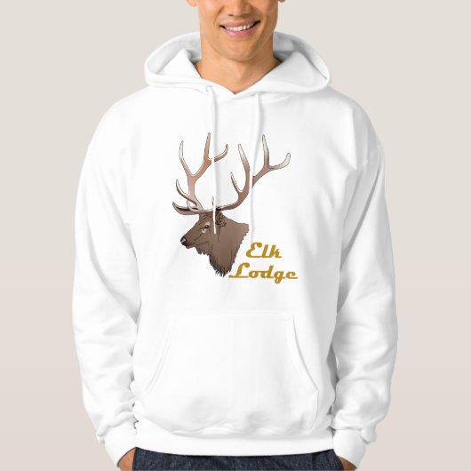Elk Lodge Hoodie (Voorkant)