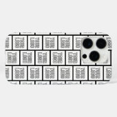 Elk logo of afbeelding herhalend patroon Case-Mate iPhone case (Achterkant (horizontaal))