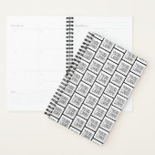 Elk logo of afbeelding herhalend patroon planner (Display)