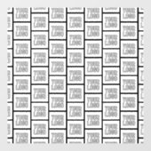 Elk logo of afbeelding herhalend patroon raamsticker (Vel)