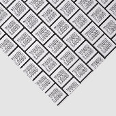 Elk logo of afbeelding herhalend patroon tissuepapier (Detail)