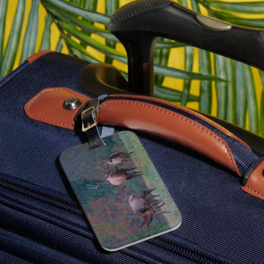 Elk Luggage Tag Bagagelabel (Voorkant Insitu 1)