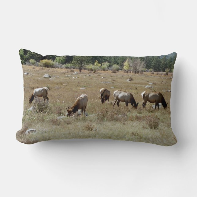 Elk lumbar pillow kussen (Voorkant)