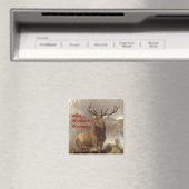 ELK MAGNETS MOUNTAIN "WILD WONDERFUL WYOMING" MAGNEET (Insitu (Vaatwasser))