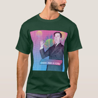 Elk Man is een King Linkse Huey P Long kunstwerk T-shirt