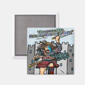 Elk Man sterft. Niet elk Man leeft echt Magneet (Voorkant / Achterkant)