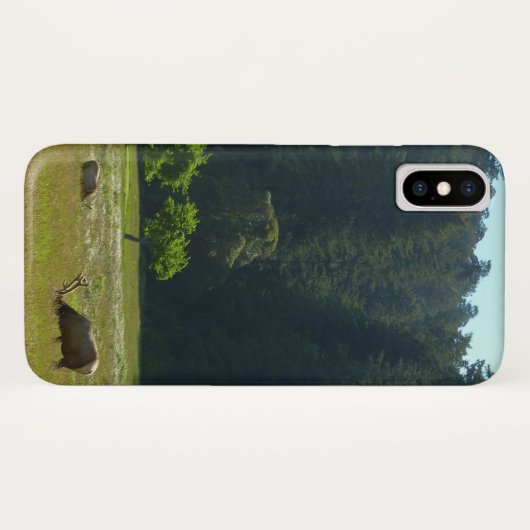 Elk Meadow in Redwood National Park Case-Mate iPhone Case (Achterkant (horizontaal))
