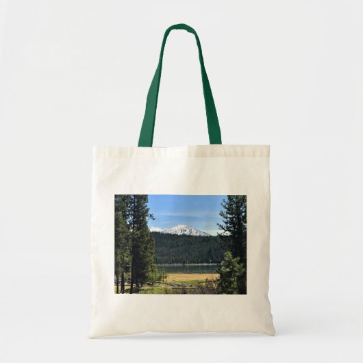 Elk meer met de berg Bachelor, Oregon Tote Bag (Voorkant)