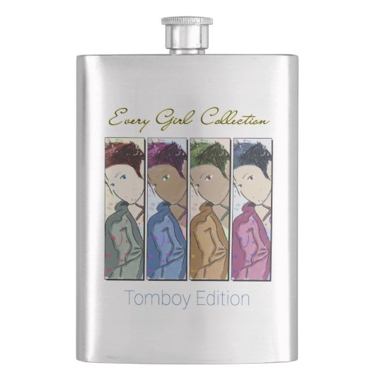 Elk meisje Collectie: Tomboy Edition Heupfles (Voorkant)