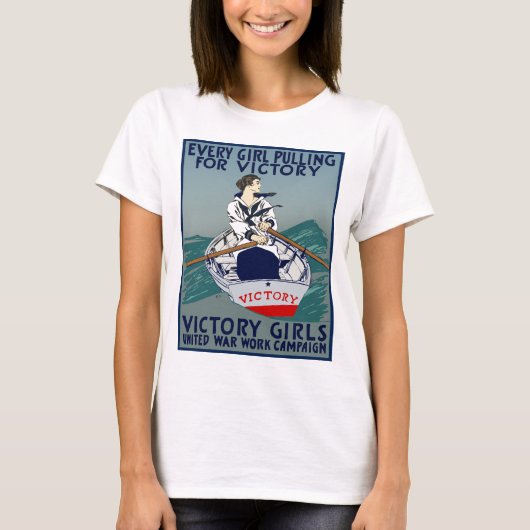 Elk meisje dat naar de overwinning gaat t-shirt (Voorkant)
