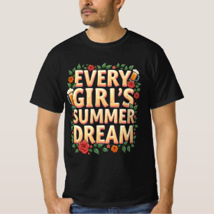 Elk Meisje Zomer Droom 4 T-shirt