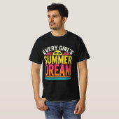 Elk meisje zomerdroom t-shirt (Voorkant volledig)