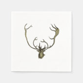 Elk met enorme Antlers Paper Party Servetten (Voorkant)