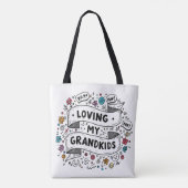 Elk moment een schat: het geschenk van familie tote bag (Achterkant)