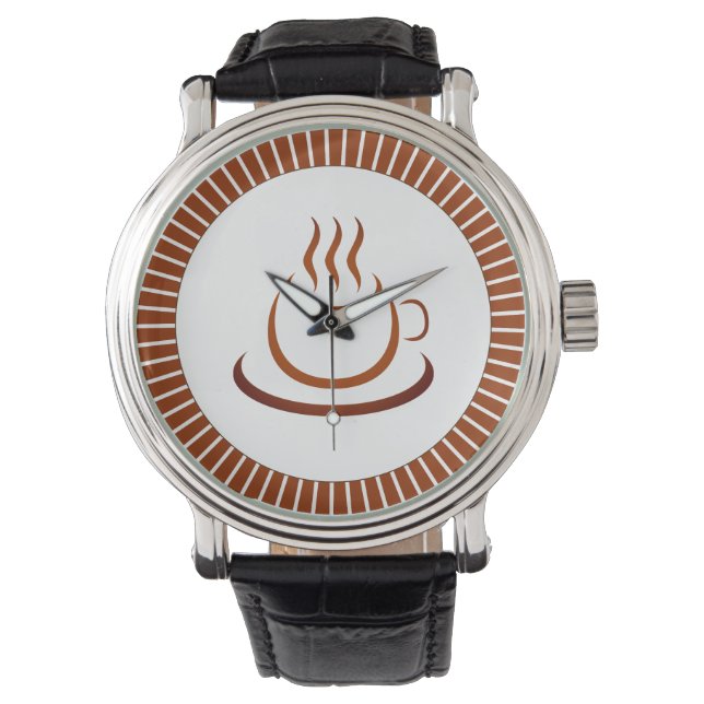 Elk moment is koffie-tijd horloge (Voorkant)