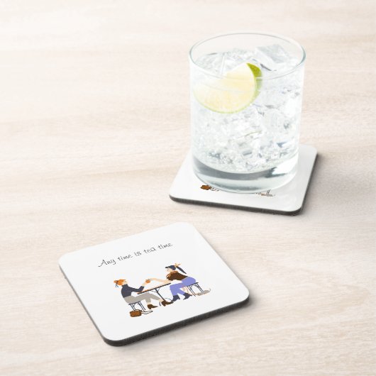 Elk moment is thee tijd thee slogan Vrienden Vrien Bier Onderzetter (Rechterzijde)