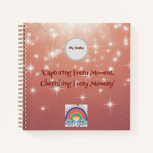 Elk moment vastleggen, elke herinnering koesteren notitieboek (Voorkant)