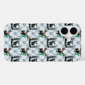 Elk Moose Antlers Herten Patroon Ontwerp Case-Mate iPhone Case (Achterkant (horizontaal))