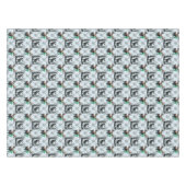 Elk Moose Antlers Herten Patroon Ontwerp Tafelkleed (Voorkant (Horizontaal))