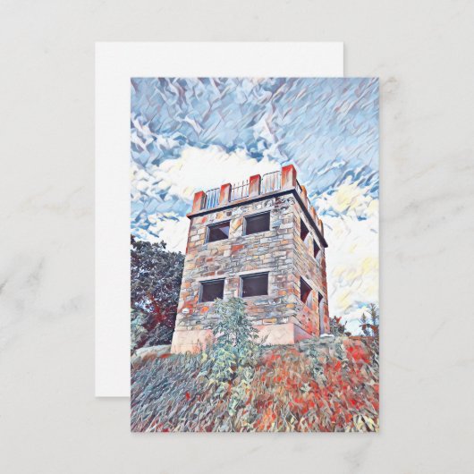 Elk Mound Castle Bedankkaart (Voorkant / Achterkant)